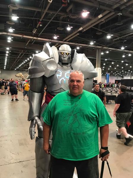 Jeff Zandi and Karn in 2014 HBMO shirt